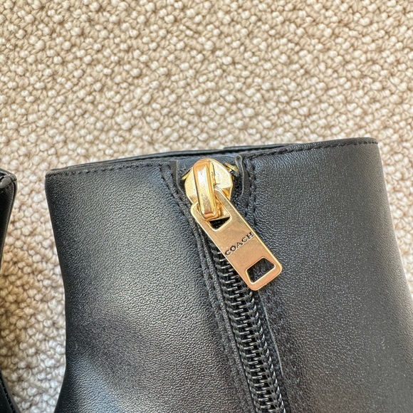 Coach Pacey Booties Black size 6 - Picture 5 of 10